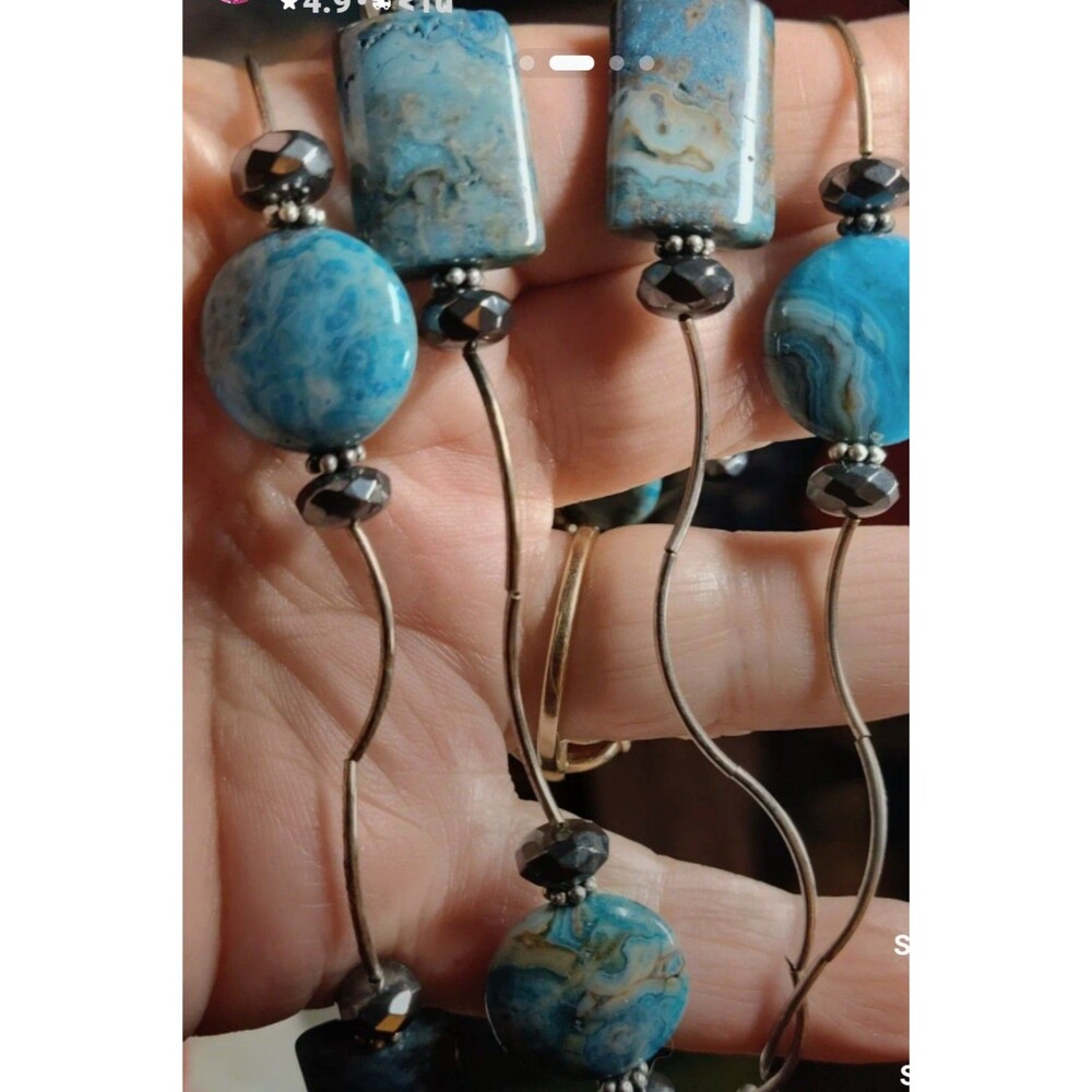 Artisan Crafted Natural Stone & Bead Necklace